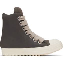 Rick Owens Porterville Jumbolaced Padded Sneakers - Dark Dust/Milk