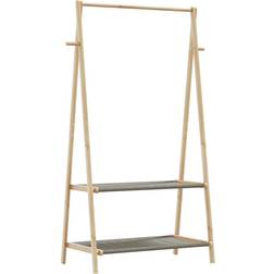 vidaXL 4008910 Natural/Grey Bøjler 96x150.5cm