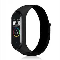 INF Nylon Klockarmband för Xiaomi Band 8/9 Svart