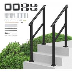 VEVOR 2 Pcs 2-3 Handrails For Outdoor Seniors