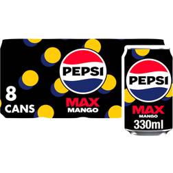 Pepsi Max Mango 8 x 330 ml 33cl