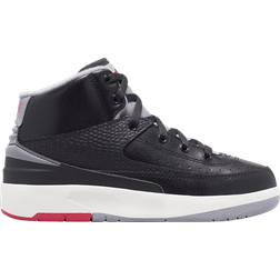 Nike Air Jordan 2 Retro PS - Black/Cement Grey/Fire Red/Sail