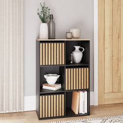 GFW Kube 2x3 Shelf Storage Cube Black Shelving System