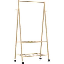 vidaXL 4008907 Natural Klädhängare 96x155.5cm