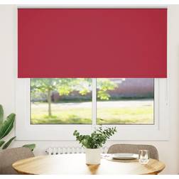 vidaXL Rullgardin Mörkläggningsröd 160x175 cm Tyg 156,6 cm