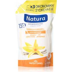 Papoutsanis Natura Vanilla Caramel Flytande Tvål Påfyllning 750 ml 750ml