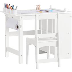 SoBuy Children Desk and Chair Set KMB60-W