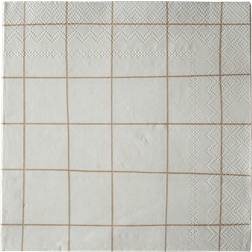 DBKD Square Papirserviet 33x33 cm Creme