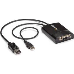 StarTech DisplayPort 1.2/USB A 2.0 - DVI-D Dual Link Active Adapter M-F 0.4m