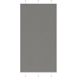 vidaXL Plisserad Persienn Antracit 105x200 cm Tyg 104,4 cm