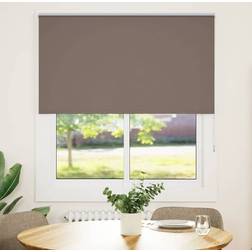 vidaXL Mörkläggningsgardin Kaffe 135x150 cm Tyg 131,6 cm