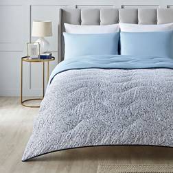 Night Lark Garden Coverless Set Super King Duvet Cover Blue