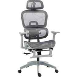 Homcom Ergonomic Swivel Grey Office Chair