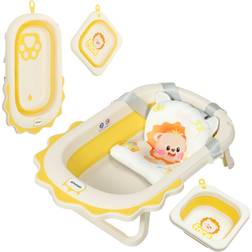 Aiyaplay Foldable Baby Bath Tub Set