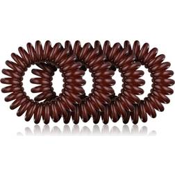 BrushArt Hair Rings Hårsnoddar Brown 4 st