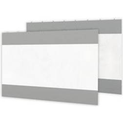 OutSunny Pergola Side Panels 3 x 2 m Grey Set of 2