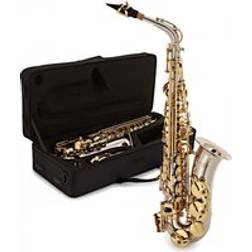 Gear4music Alto Saxophone Nickel & Gold