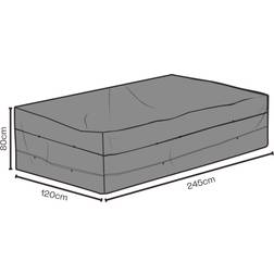 Brafab Furniture Cover Dining Group 245x120 cm Black