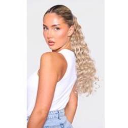 Lullabellz Midi Grande Curly Corkscrew 20 Inch Wraparound Pony - Beige
