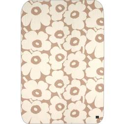 Marimekko Unikko Överkast Linen Off White 160x260 cm Sängöverkast Beige