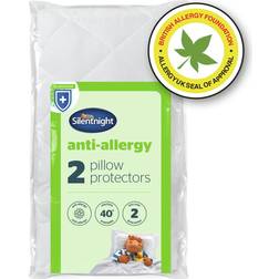 Silentnight Anti-Allergy Pair of Protectors Fiber Pillow