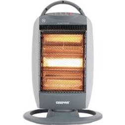 Geepas Grey Oscillating Halogen Heater 1.2KW