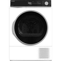 Sharp KD-NHH8S7GW21-EN Heat Pump Tumble Dryer 8 kg White