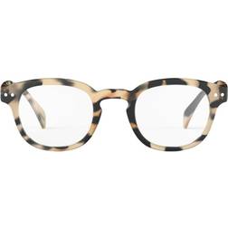 IZIPIZI Womens Light Tortoise #C Square-framed Reading Glasses