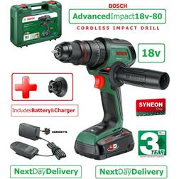 Bosch Advanced Impact Q'Snap Drill 18V-80