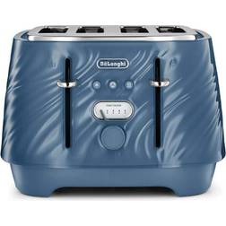 De'Longhi Ballerina Seta 4 Slot Toaster