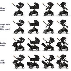 Nuna DEMI Next Stroller with Rider Board Bundle