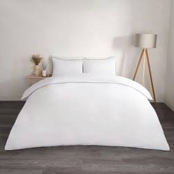 OHS Luxury Set Super King Duvet Cover Black, White (260x220cm)