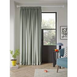 John Lewis Textured Weave Thermal Lined Pencil Curtain