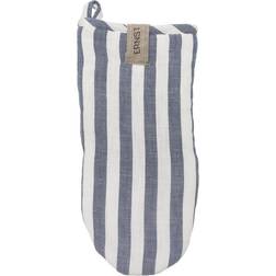 Ernst Oven Mitt Wide Stripes Blue-White Pot Holders Blue, White