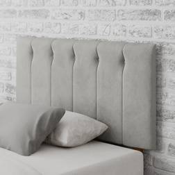 Aspire Hepburn Plush Velvet - Silver Headboard