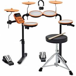 Gear4music VISIONDRUM Electronic Drum Kit with Stool and Headphones