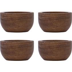 House Doctor Wood 4-Pack Nature Egg Cup 4pcs