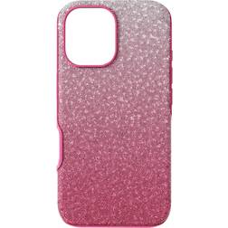 Swarovski High Smartphone Case iPhone 16 Pink
