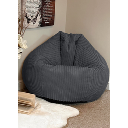 Rucomfy Jumbo Cord Slouchbag Beanbag Slate Bean Bag