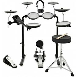 Gear4music Visiondrum-Pro E-Drums with Hocker Kopfhörer