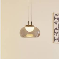 Lucande LED Dain Fumé Grigio Lampada a Sospensione