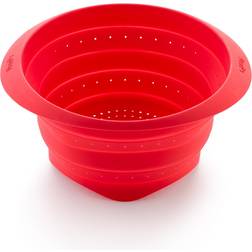 Lekue Lékué Collapsible Silicone Red Colander