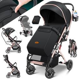 Kidiz Kinderwagen Faltbar 360° Räder
