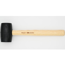 Project Source 16-oz Smooth Face Head 69321 Rubber Hammer