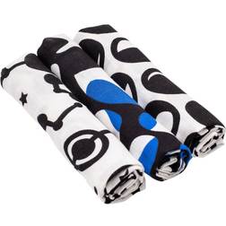 ETTA LOVES Sky Print Sensory Muslin Squares Pack
