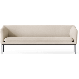 ferm LIVING Turn Bouclé Off-White Sofa 200cm 3 personers