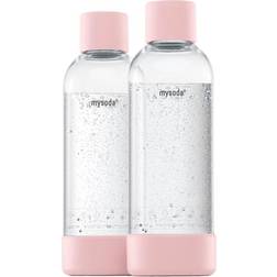 MySoda Woody Flaske Pink 2 Stk 1 Liter