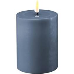 Deluxe Homeart Indoor Flameless Ice Blue LED-lys 10cm