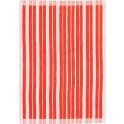 Marimekko Raide 50x70 cm Red-light Pink Towel Pink, Red