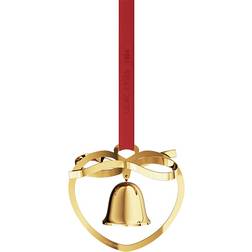 Georg Jensen Alarm Clock 1984 Mini Gold Juletræspynt 2.9cm